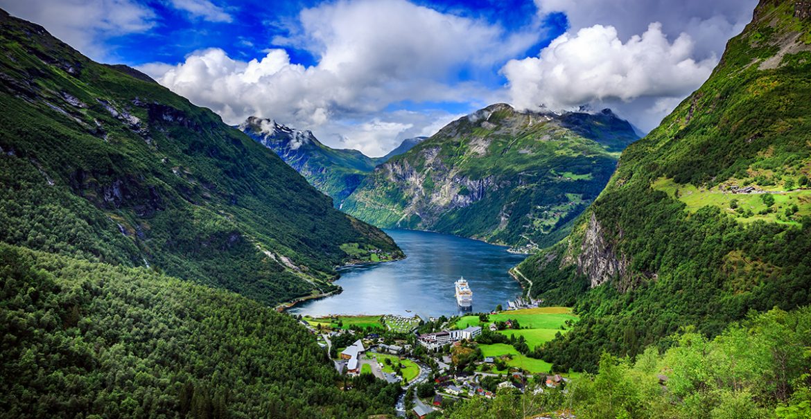 Geiranger, Noruega: fiorde ou conto de fadas