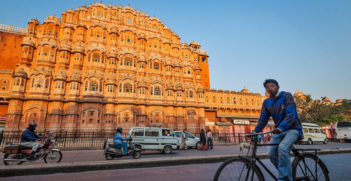 Palácio dos Ventos (Hawa Mahal), Jaipur, Índia