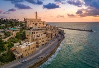 Jaffa, antiga cidade portuária nas margens do Mediterrâneo.