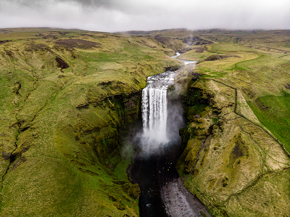 Skógafoss, Islândia