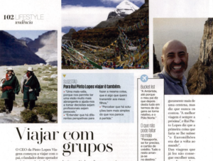 Pinto Lopes Viagens na Revista Saber Viver